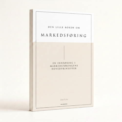 Markedsføring bokk-mockup ny forside